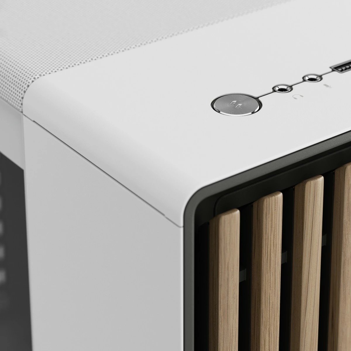 Kasë Fractal Design North XL Chalk White TG Clear, Midi Tower, e bardhë