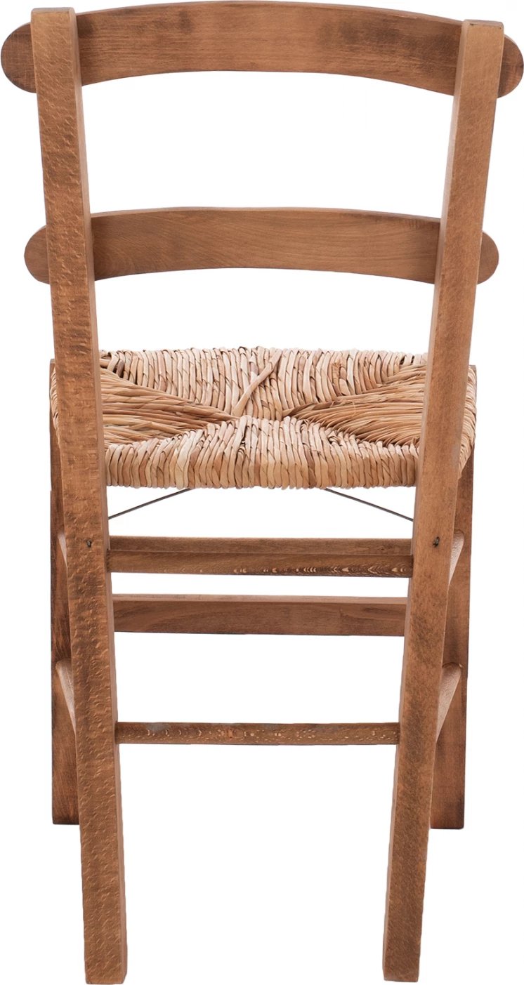 Karrige tradicionale me kashtë, ngjyrë arre, FH10370.01