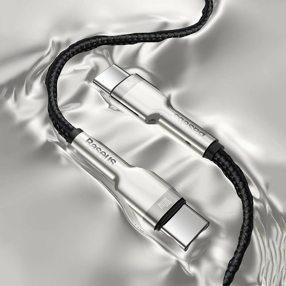 Kabllo Baseus Cafule Series Metal Data CATJK-D06, USB-C në USB-C, 2m, 100W, e gjelbër Kabllo Baseus Cafule Series Metal Data CATJK-D06, USB-C në USB-C, 2m, 100W, e gjelbër