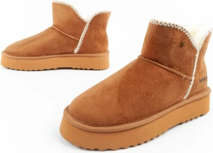 Çizme të shkurta për femra Wrangler, kafe