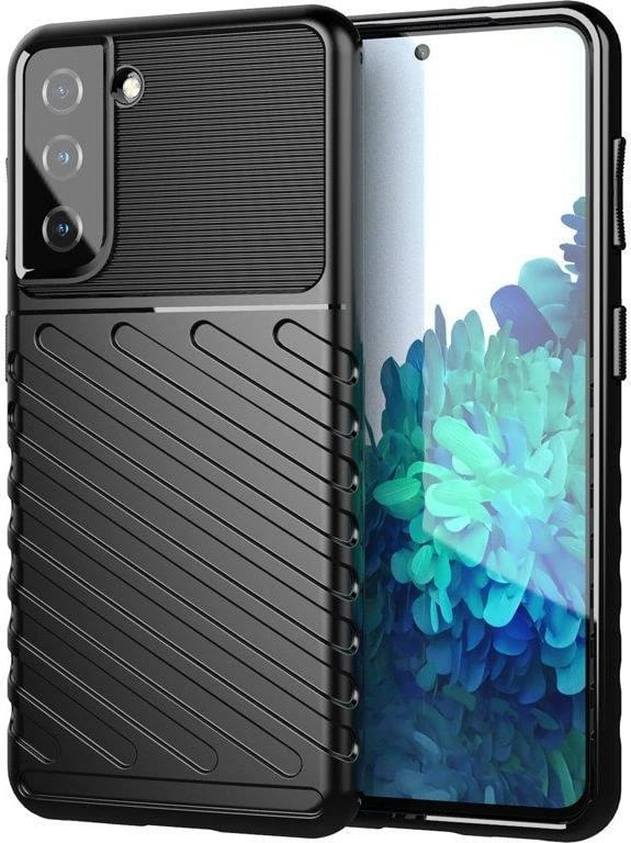 Mbështjellës Hurtel Thunder Case për Samsung Galaxy S23+, TPU, i zi