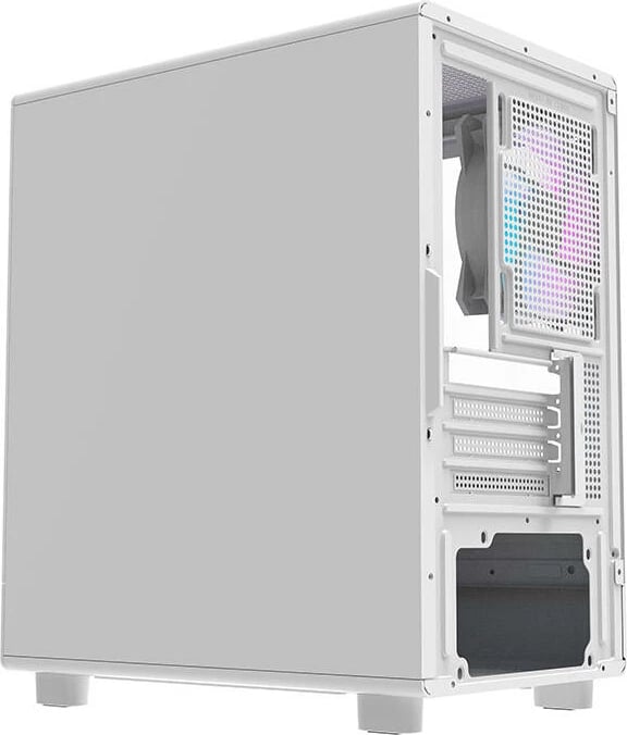 Kasë Darkflash DB330M, Mini Tower, me 3 ventilatorë ARGB, e bardhë