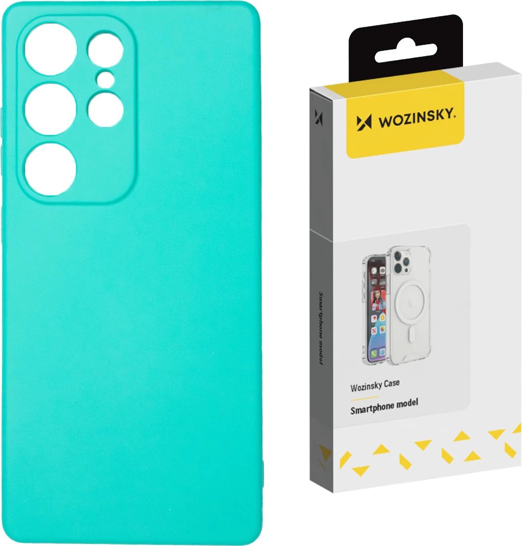 Mbështjellës silikon Wozinsky për Samsung Galaxy S25, Jeshil