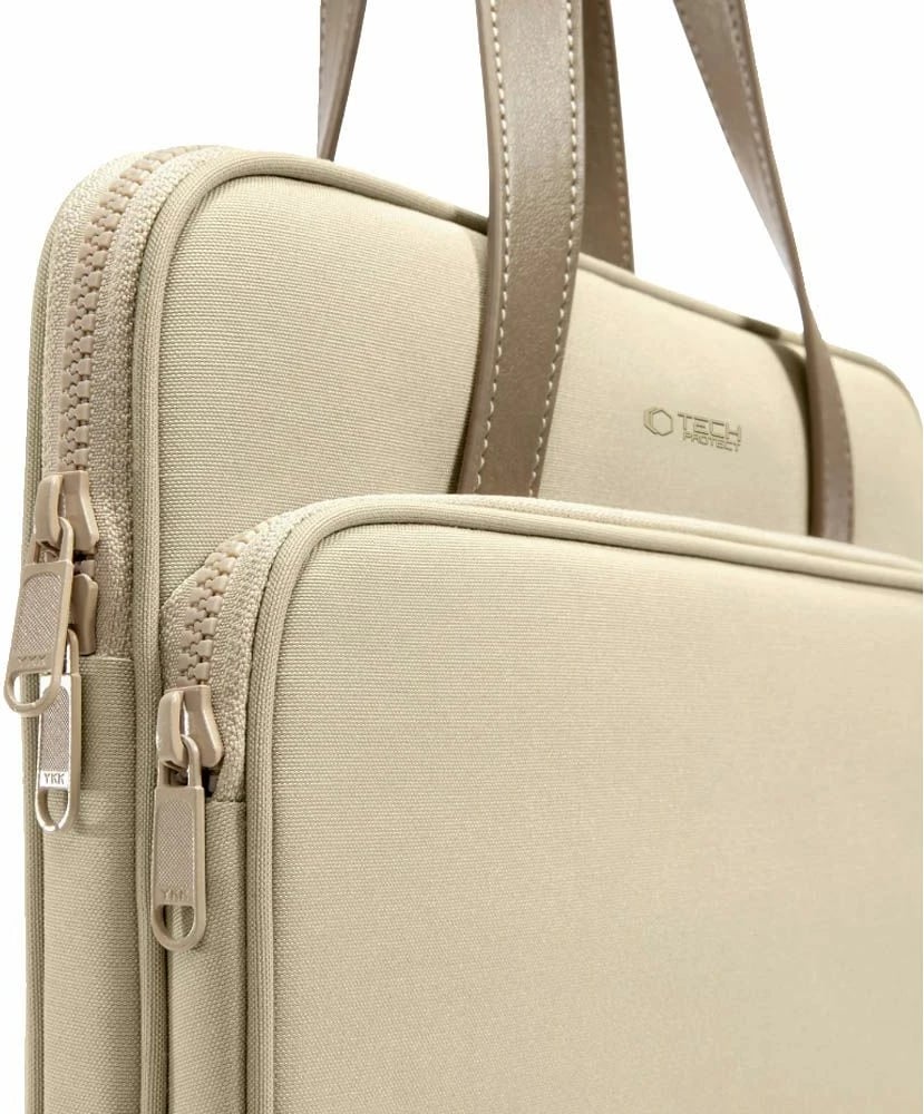 Mbështjellës laptopi Tech-Protect, 13-14 inç, Bezhe