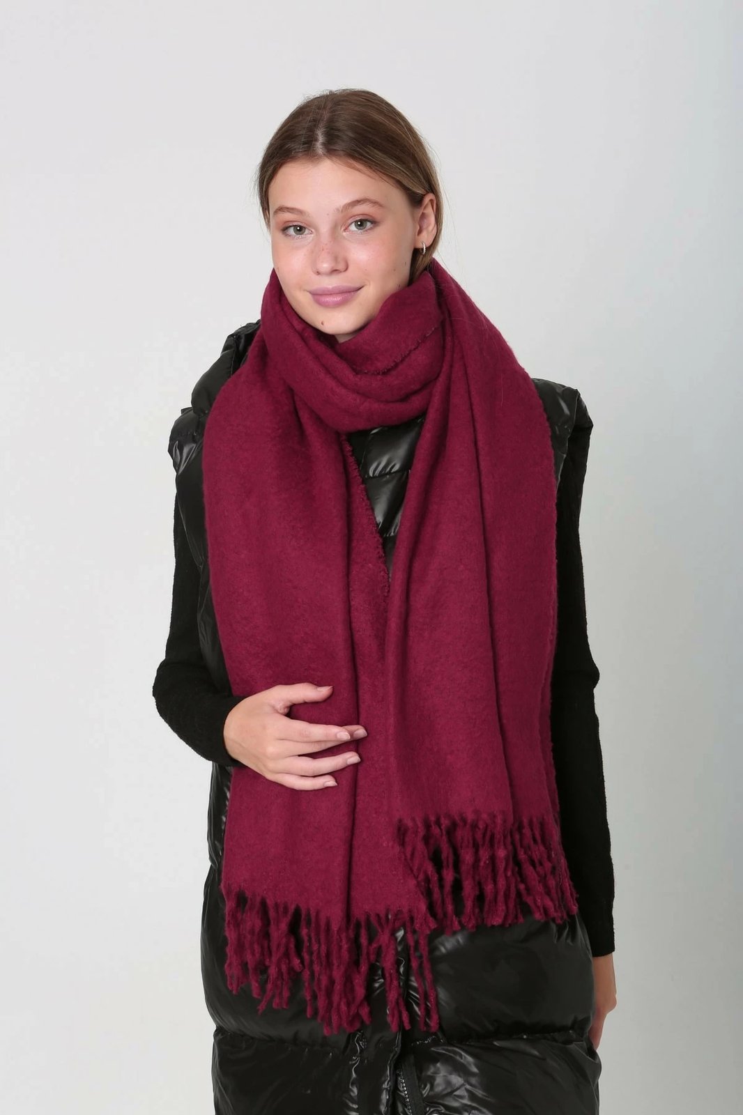 Shall ngjyrë e kuqe Claret, Jumeon, Sal1257