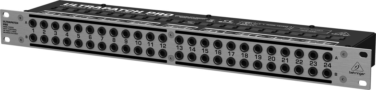 Panel patch Behringer PX3000, Gri Panel patch Behringer PX3000, Gri