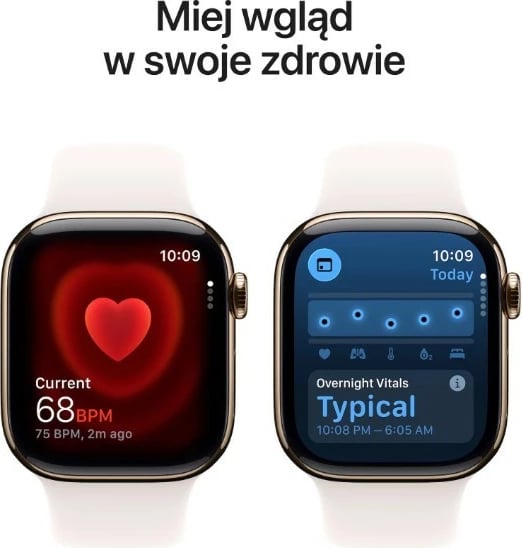 Smartwatch Apple Watch Series 11 GPS + Cellular, titani 42mm, OLED Retina, 64 GB, brez sportiv S/M, ari me rozë e butë
