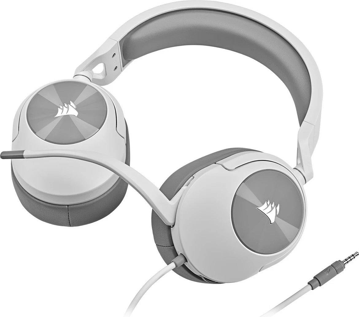 Kufje gaming Corsair HS55 Stereo, 3.5mm, mikrofon palosës, e bardhë