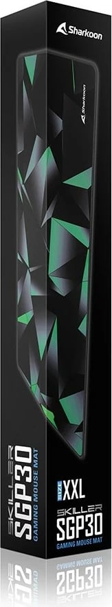 Mauspad Sharkoon SKILLER SGP30 XXL Stealth, 900x400mm, i zi/jeshil