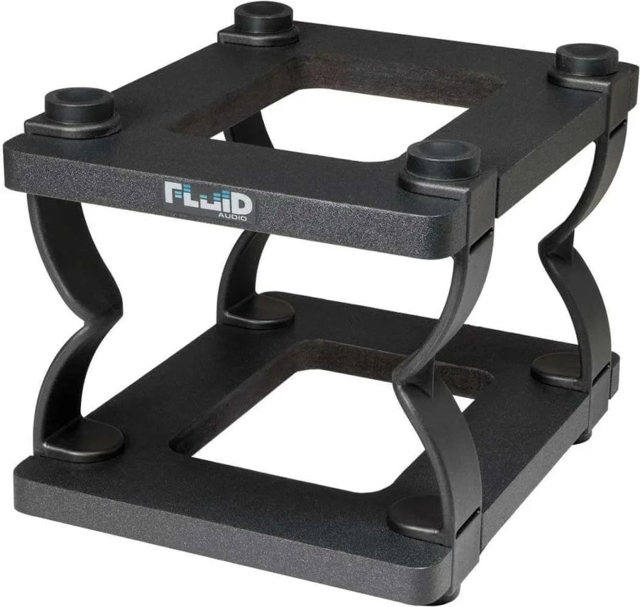 Stenda për monitorë studio Fluid Audio DS5, 4-5 inç, Plastike, Zezë, Set 2 copë