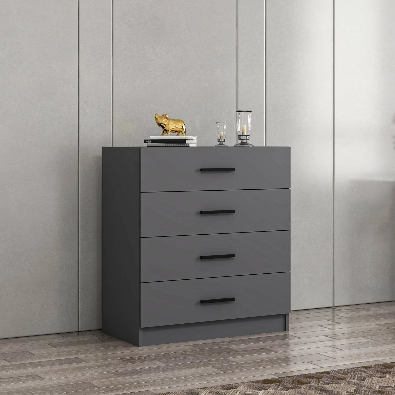 Komodë Hanah Home, Kale TV, antracit