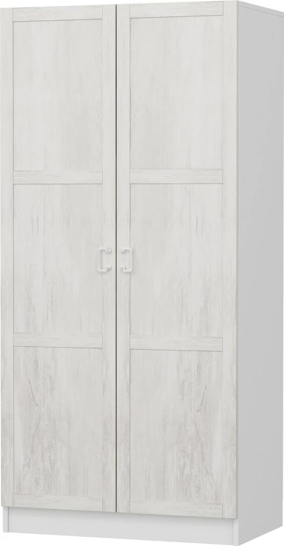 Dollap Skye Decor, zinxhir Kale, ngjyrë e bardhë antike, 190cm