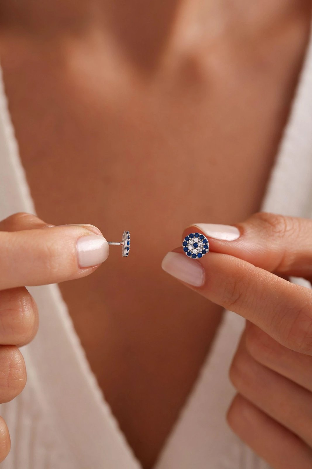 Vathë argjendi Jumeon, ngjyrë argjendi dhe kaltër e errët, NRZ999859