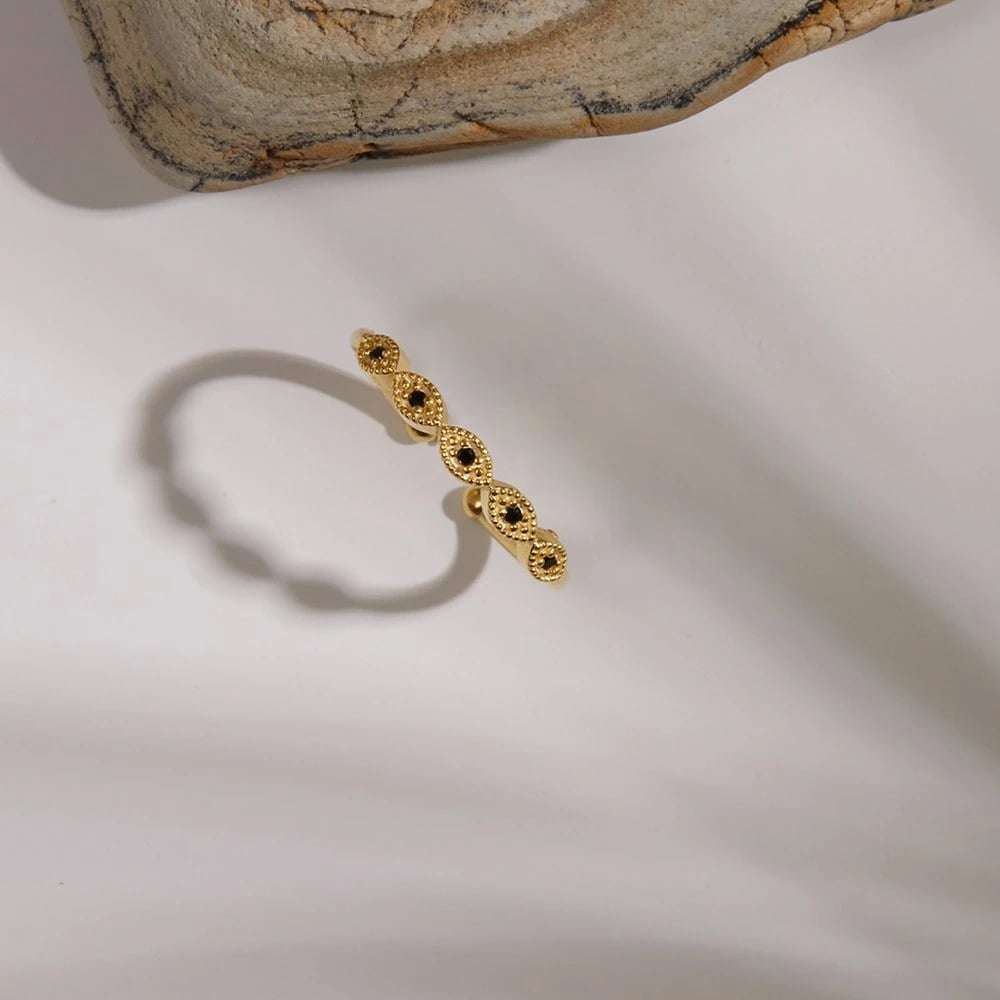 Unazë argjendi Elika Silver, ngjyrë ari, FA182810