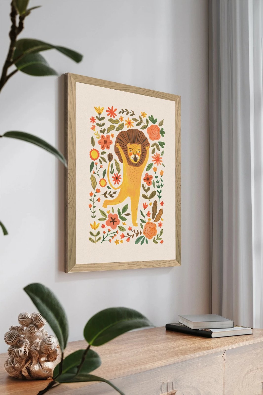 Pikturë dekorative Wallity, Tekhammdf55, shumëngjyrëshe, 33x48cm