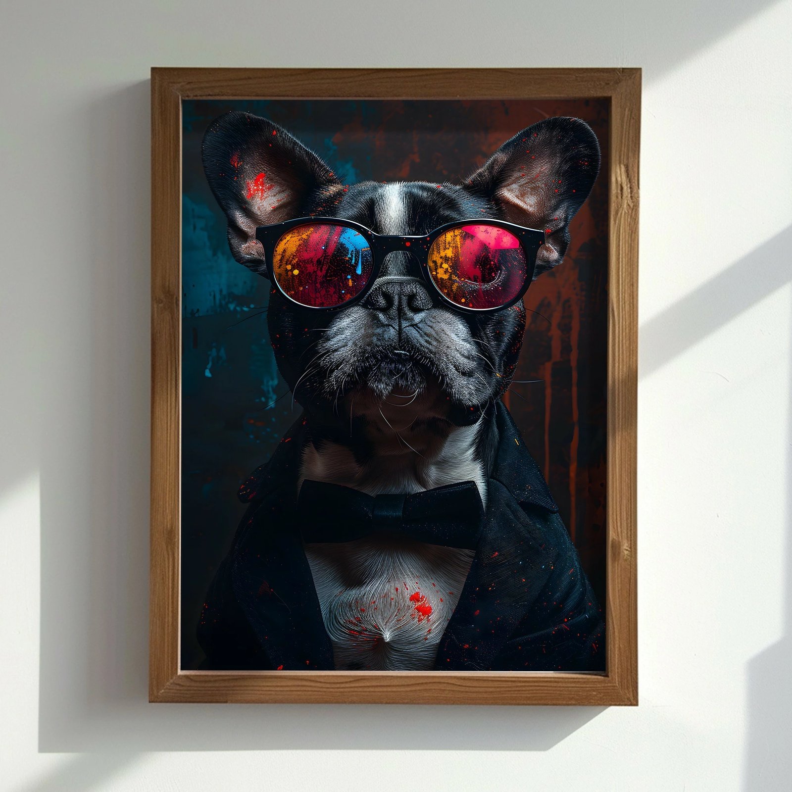 Pikturë dekorative me kornizë MDF, Wallity, AI191, shumëngjyrëshe, 35x47x3.5cm