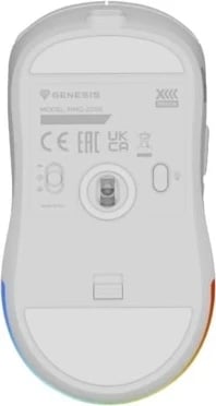 Maus wireless Genesis Zircon XIII Custom RGB, 26000 dpi, 7 butona, e bardhë Maus wireless Genesis Zircon XIII Custom RGB, 26000 dpi, 7 butona, e bardhë