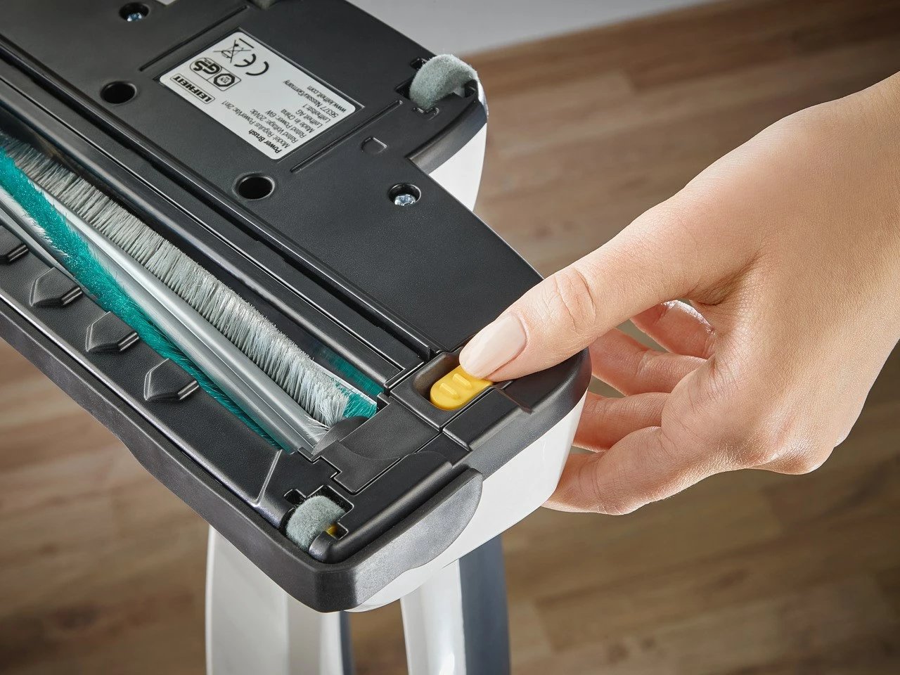 Fshesë elektrike pa kabllo Leifheit PowerVac 2in1, 20V, pa qese, bardhë/kaltër Fshesë elektrike pa kabllo Leifheit PowerVac 2in1, 20V, pa qese, bardhë/kaltër