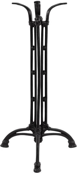 Bazë për bar prej gize, ngjyrë e zezë, FH446, 3 këmbë, 50x50x105 cm