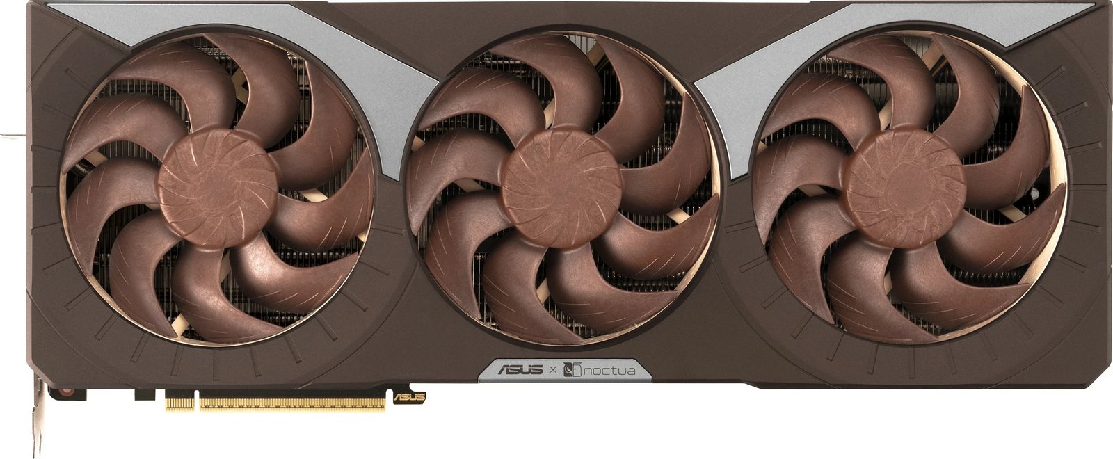 Kartelë grafike ASUS RTX 5080 Noctua OC Edition 16GB GDDR7, 3 ventilatorë, kafe