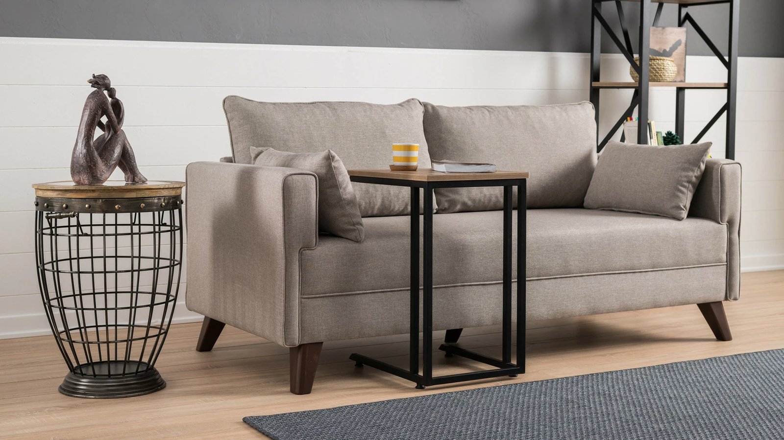 Divan dy ulëshe Atelier del Sofa, Bella, krem