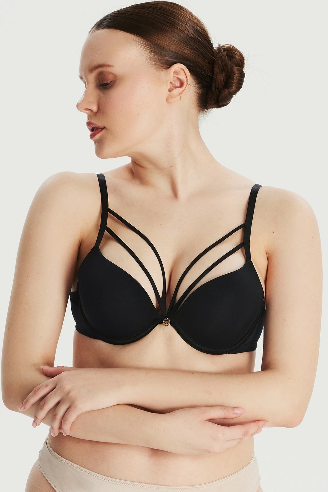 Sytjena push-up ekstra, e zezë, Jumeon