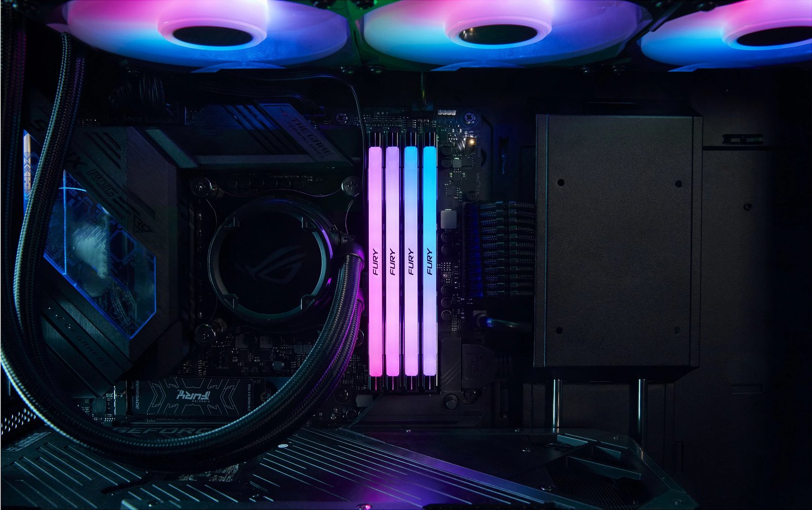 RAM Memorje Kingston FURY Renegade RGB 32GB (2x16GB) DDR5 6400MT/s CL32