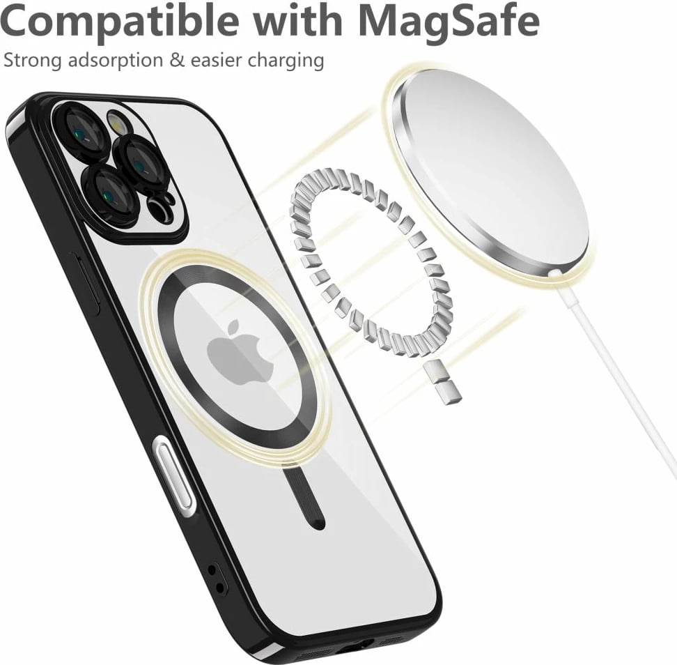 Mbështjellës Tech-Protect MagFlex për iPhone 16 Pro Max, MagSafe, i zi