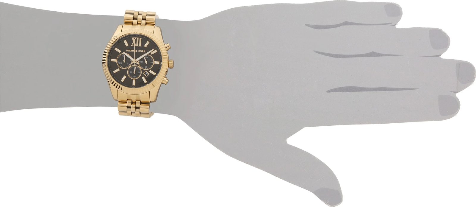 Orë dore MICHAEL KORS LEXINGTON për meshkuj, e artë