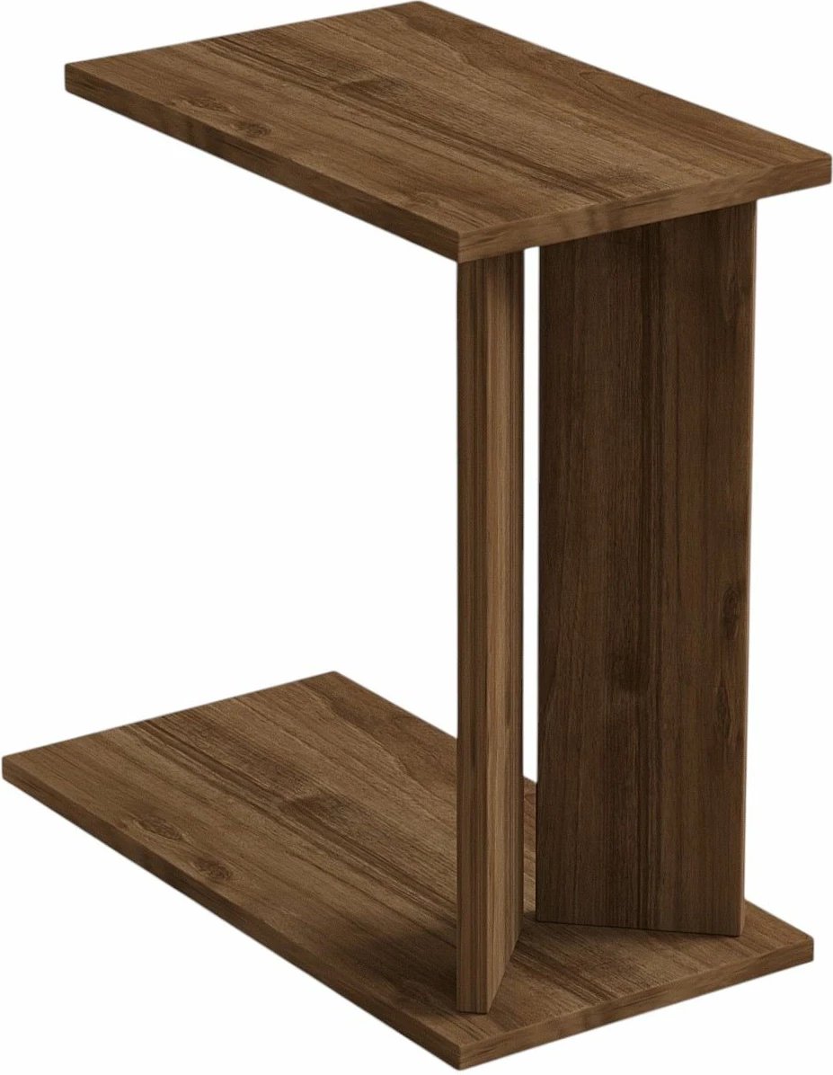 Tavolinë anësore, ngjyrë arre, Skye Decor, Lun