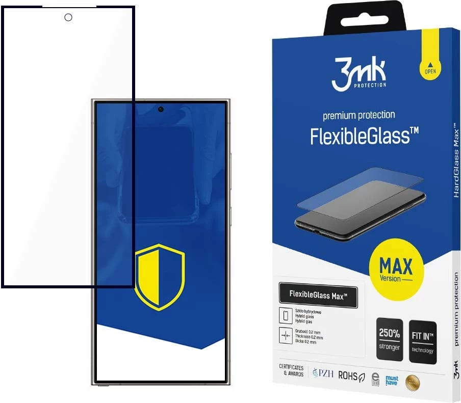 Mbrojtës ekrani hibrid 3mk FlexibleGlass Max për Samsung Galaxy S24 Ultra