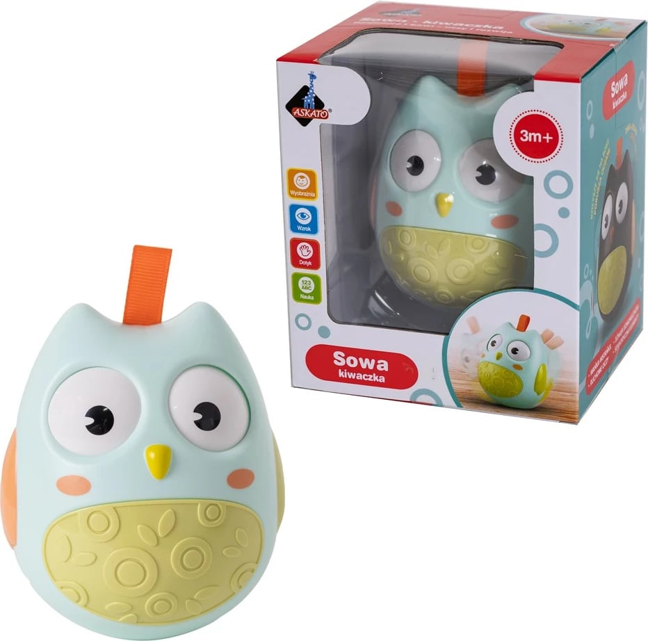 Lodër bobble head ASKATO Wańka wstańka, buf, shumëngjyrëshe