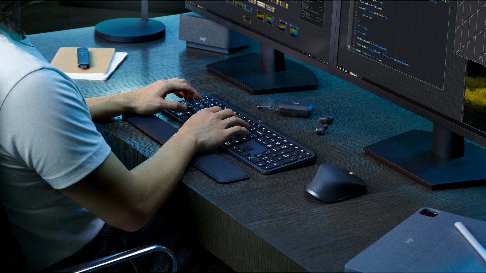 Tastierë Logitech MX Keys S, wireless, QWERTZ, LED, graphite