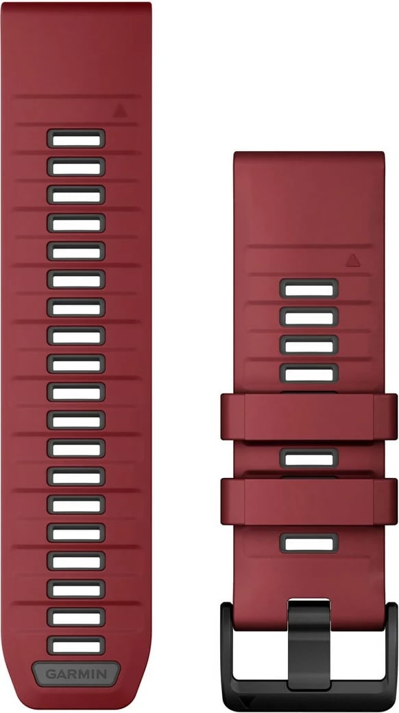 Rrip silikoni Garmin QuickFit 26mm për Smartwatch, i kuq