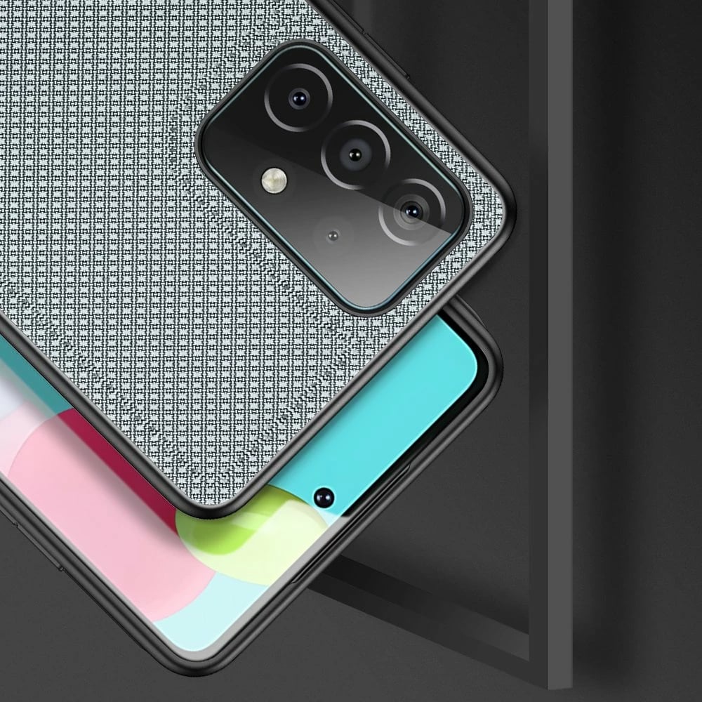 Mbështjellës Dux Ducis Fino për Samsung Galaxy A72, najlon, Gri