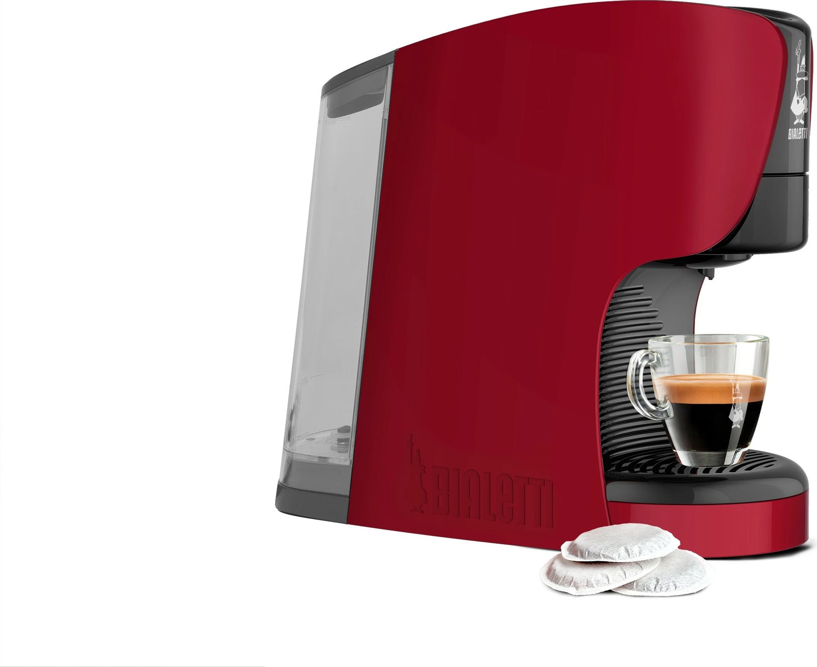 Aparat kafeje me kapsula Bialetti 098150531, 0.4L, 1450W, e kuqe