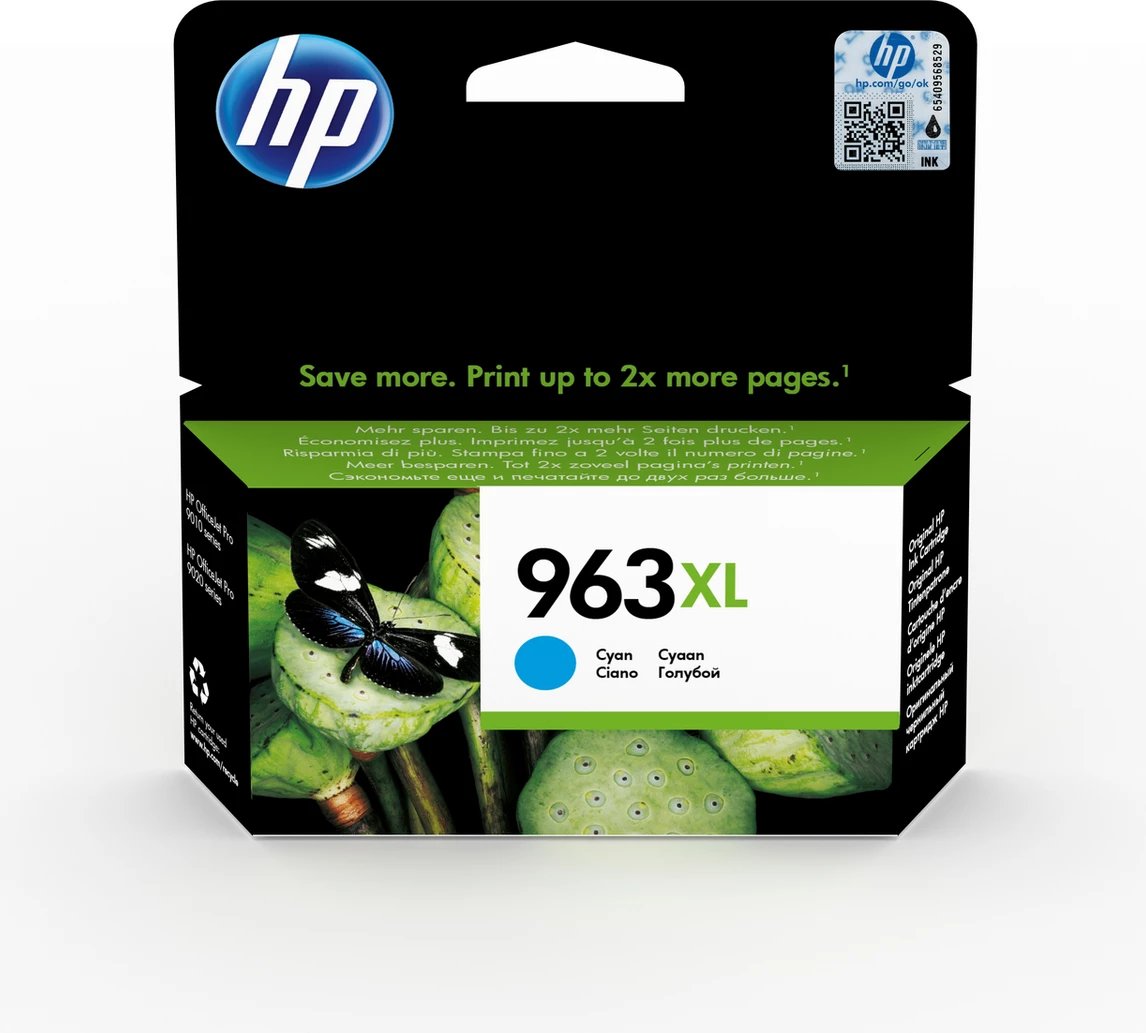 Kartush boje HP 963XL 3JA27AE kapacitet XL 22.77 ml rendiment 1600 faqe cian