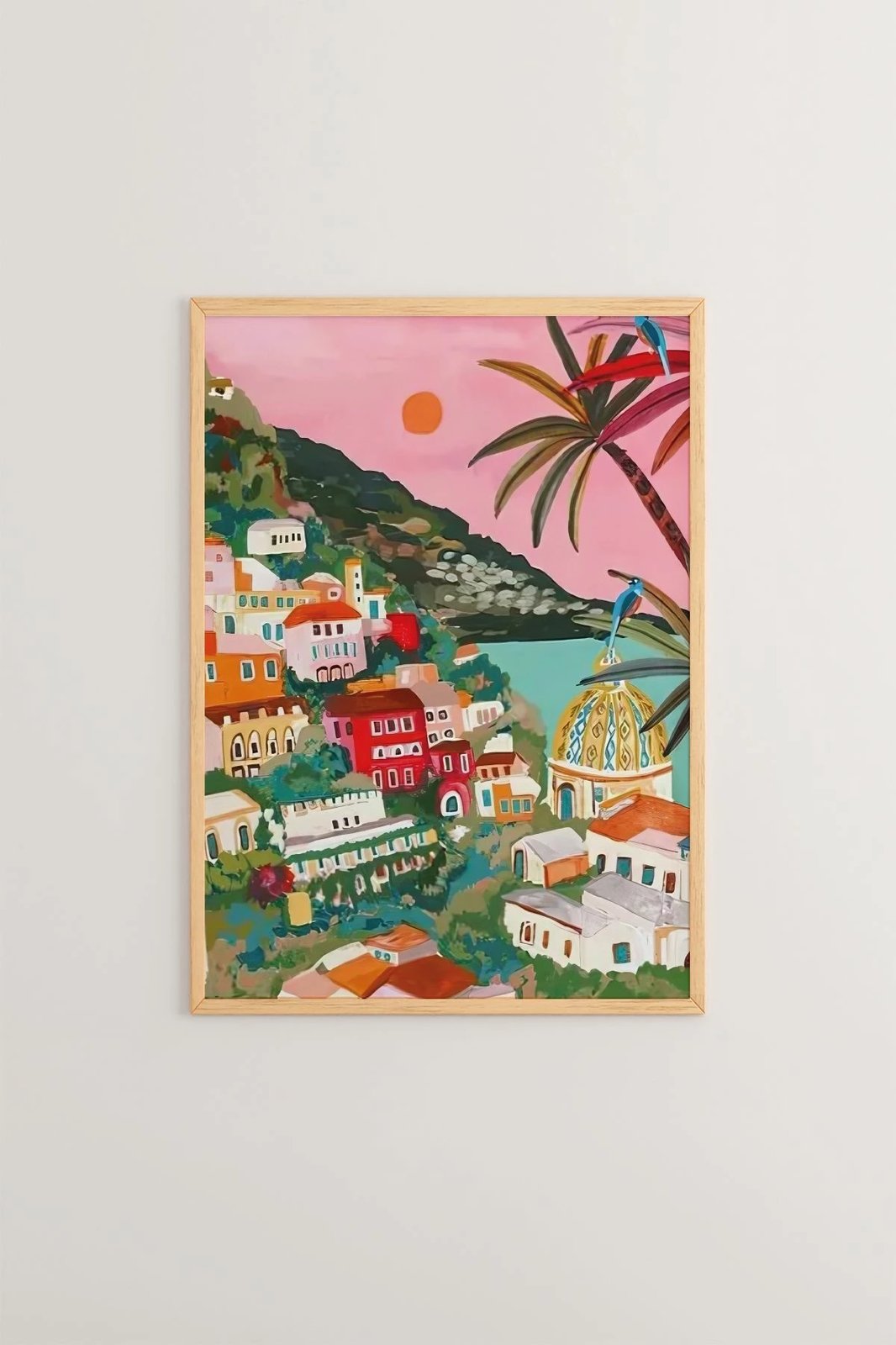 Pikturë dekorative me kornizë (3 copë), Wallity, Ersy3Ham2