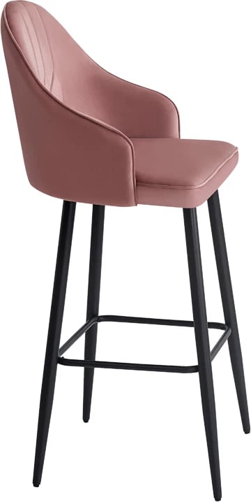 Karrige për bar Velva, ngjyrë mollë e kalbur, 49x63x113cm