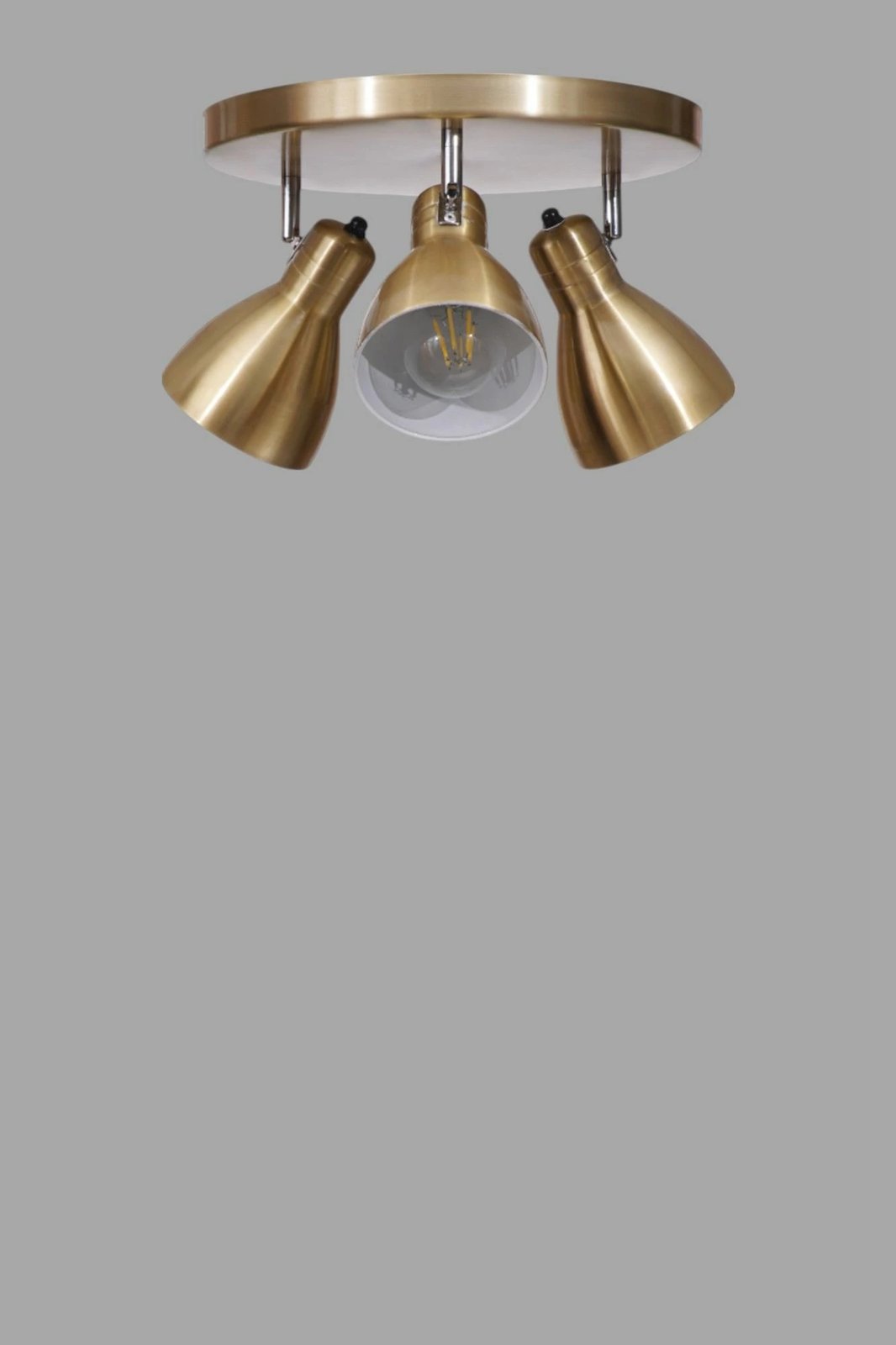 Llambë tavani Opviq, ngjyrë ari, 3 drita, 8996-3