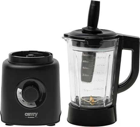 Blender, Camry, CR 4089, 1.7L gotë qelqi, 23000 RPM, 2000W, 3 programe, e zezë mat
