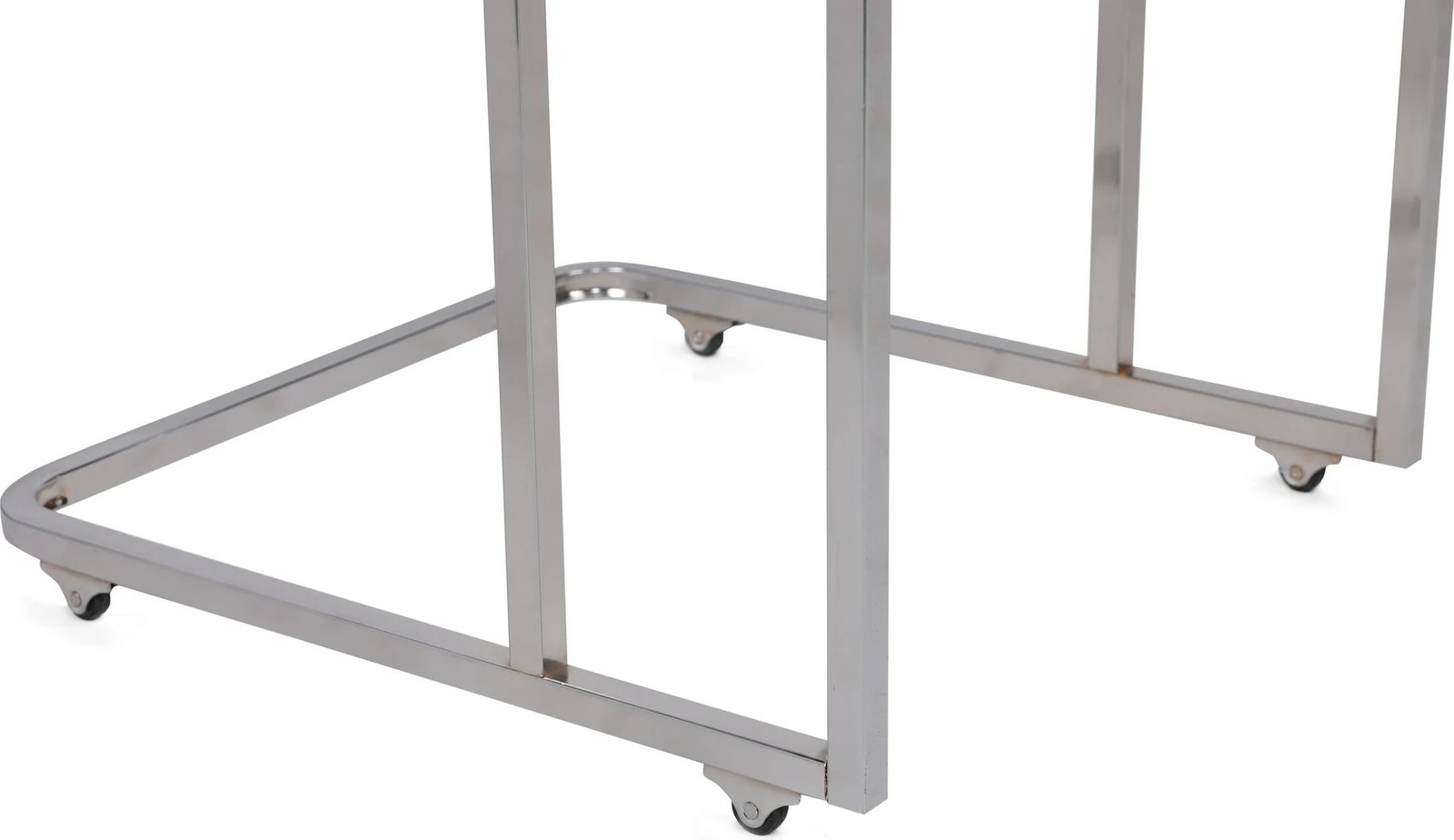 Set tavolinash të vendosshme, ngjyrë e bardhë, Hanah Home, Ce Metal Zigon, 3 copë, 9406