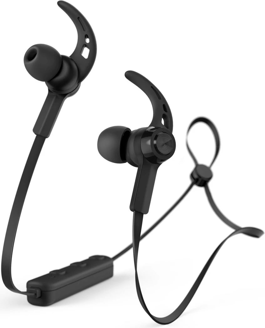 Kufje pa tela Hama Freedom Run II, in-ear me mikrofon, e zezë