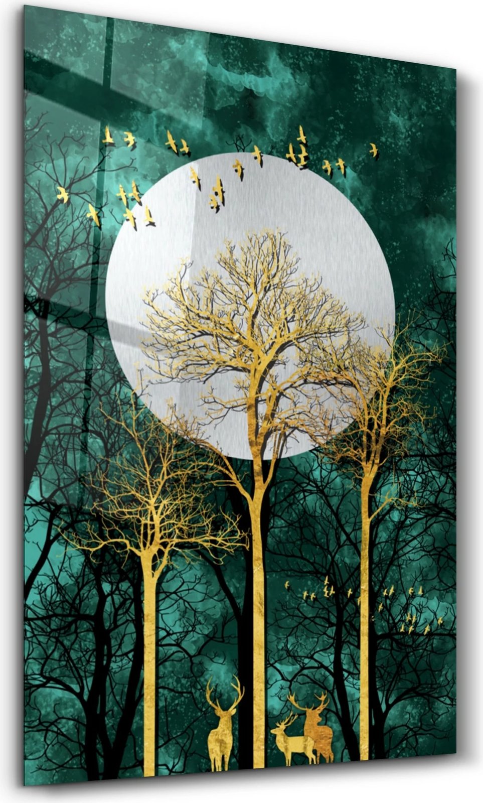 Pikturë dekorative prej xhami të temperuar, Wallity CAM-1066, 46x72 cm