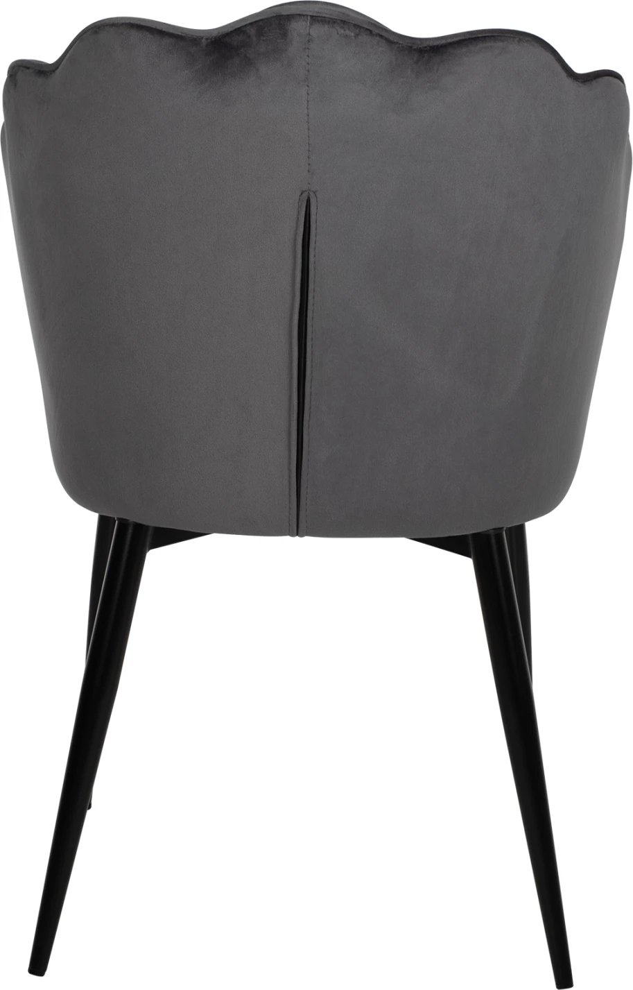 Karrige AVIE FH8737.01 kornizë metalike dhe kadife gri 48x48x85Hcm., set prej 2 copë