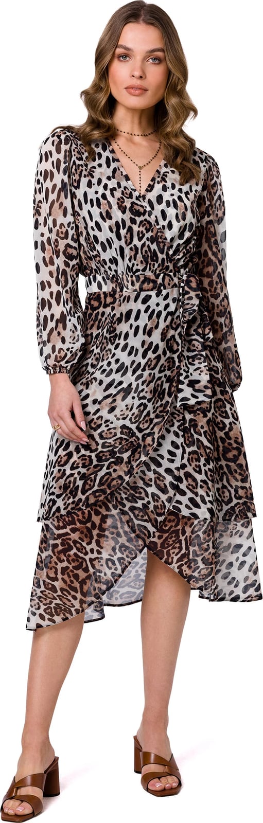 Fustan Stylove 177194 femra, kafe