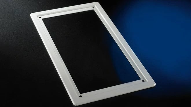 Panel AGFEO 6101145, Premium TFE, alumin, bardhë