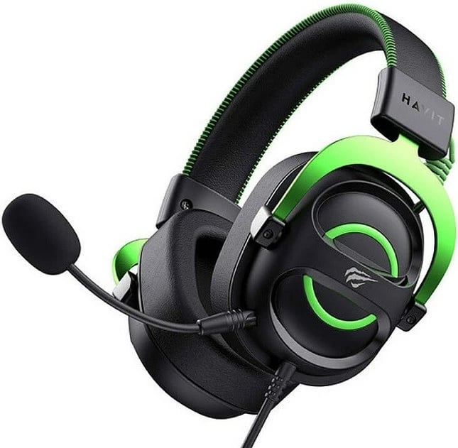 Kufje gaming Havit H2002E me kabllo, me mikrofon, të zeza