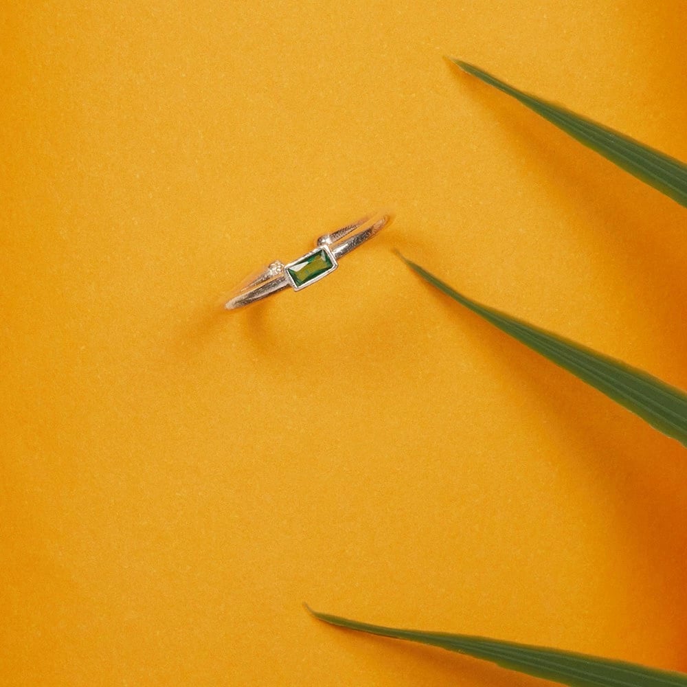 Unazë argjendi Elika Silver, ngjyrë argjendi, FA182820