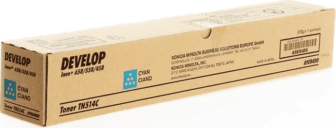Toner Develop TN-514C A9E84D0 rendiment 26000 faqe cyan